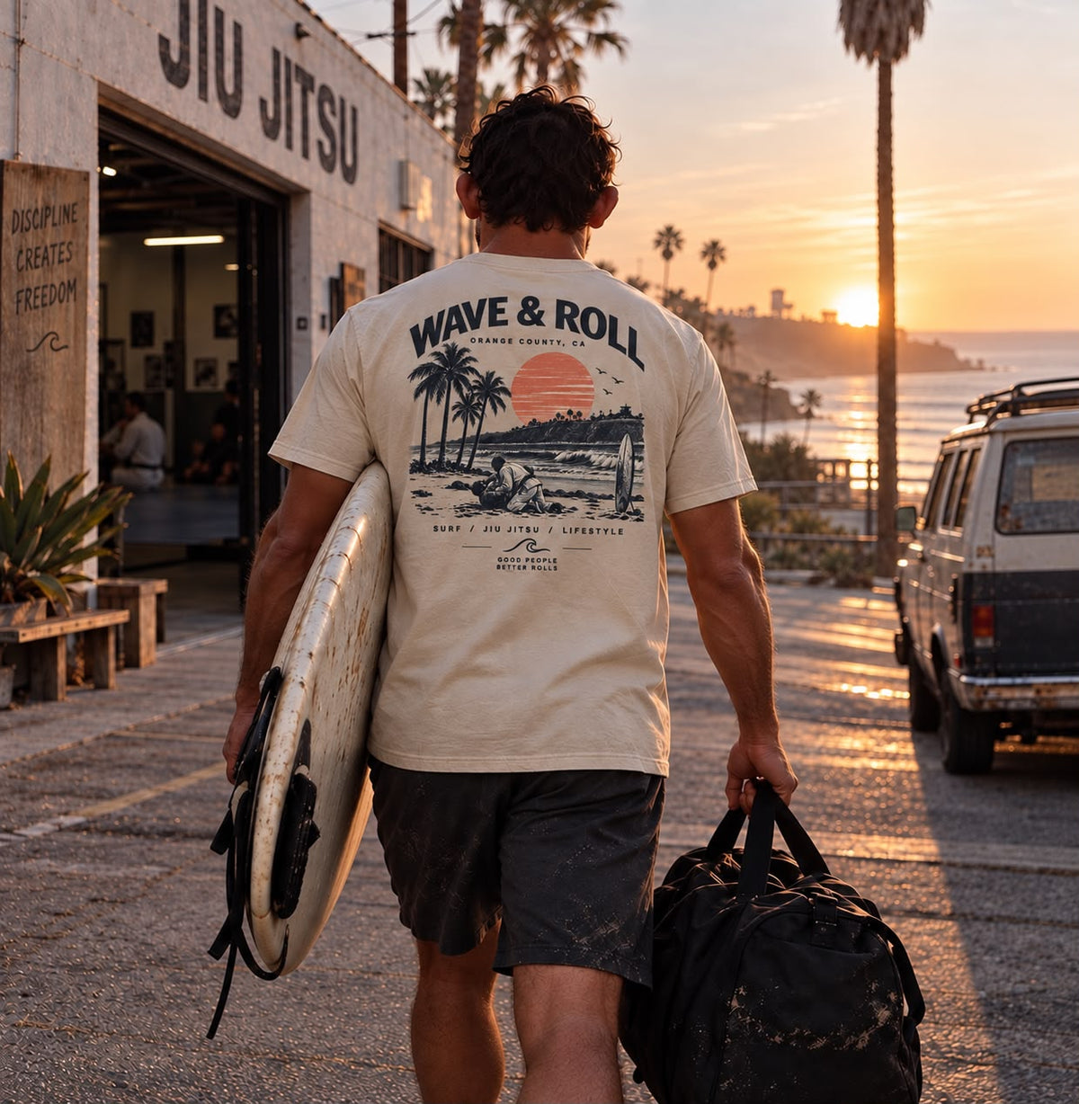 "SUNSET ROLL" TEE UNISEX