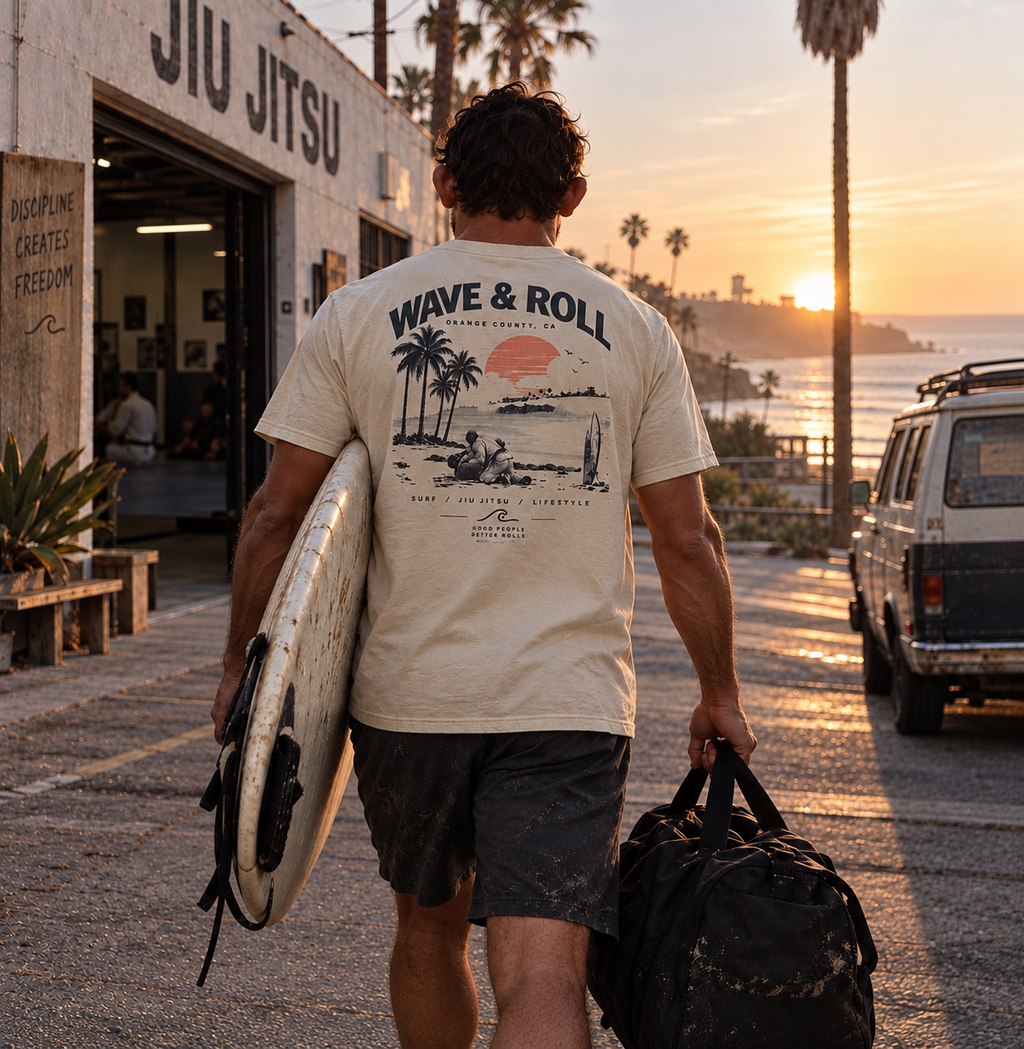 "SUNSET ROLL" TEE